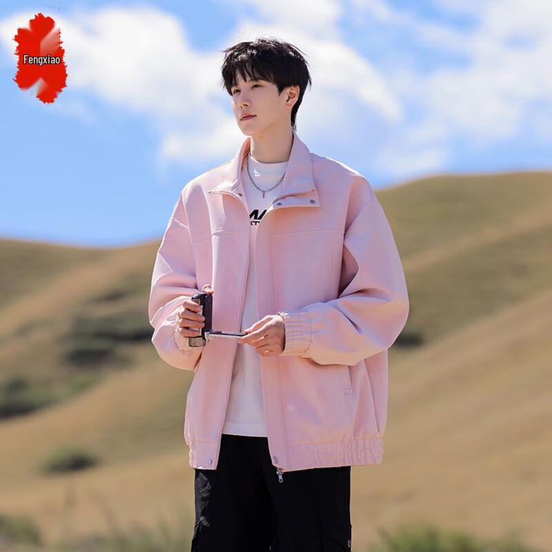 

Men s American Retro Style Leather Bomber Jacket 2XL