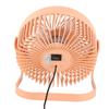 Desk Fan 360 Degree Rotation Low Noise Brushless Motor USB Powered Portable Small Table Fan for Home Desktop   Travel