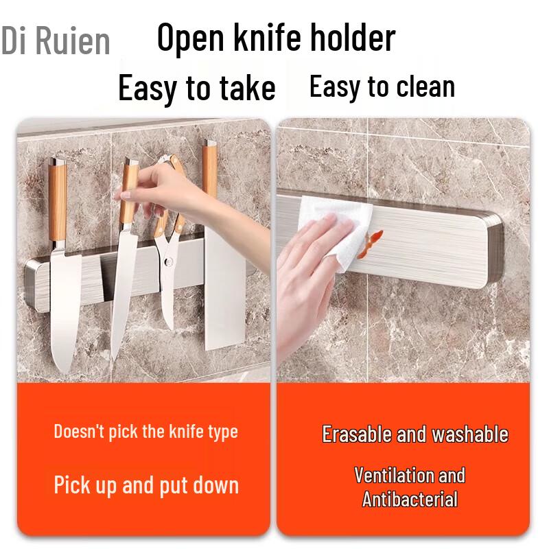 Support magnétique pour couteaux en acier inoxydable 304 Diren