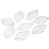 100Pieces Decorative Metal Filigree Leaves Mixed Size Leaves Jewelry Making Component Metal Craft Embellishments