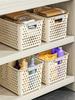 Household Miscellaneous Storage Basket Snack Toy Storage Box Plastic Shelf Dormitory Kitchen Tabletop Minimalist Storage Box