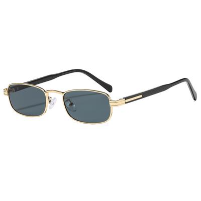 New Luxurious Rectangle Sunglasses Women Vintage High Quality Designer Square Sun Glasses Men Shades Female Eyewear