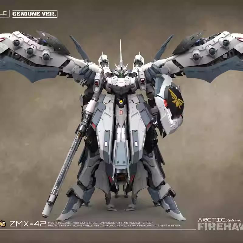 1/100Scale Mechanicore 10th Release 10th Anniversary Commemorative Edition ZMX-42 "Firehawk" White Nightingale Plastic Model Kit