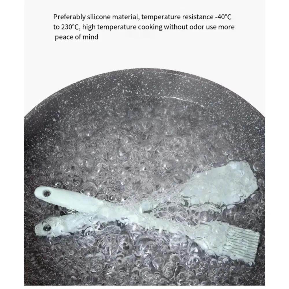 Silicone Baking Set Food Grade Non Stick Heat Resistant Spatulas Egg Whisk Barbecue Oil Brush Kitchen Items Cake Tools Bakeware