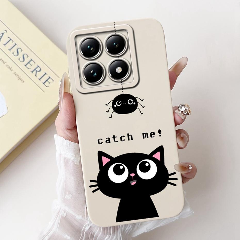 For Xiaomi 14T Pro 14T 5G Cute Funny Style Pattern Phone Case For Xiaomi Mi14T 14TPro Lens Protective Soft Silicone Cases