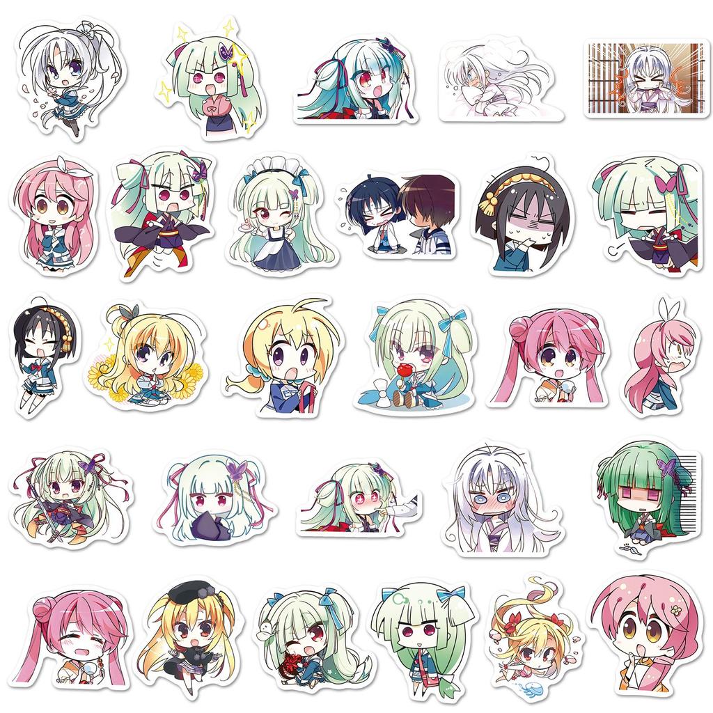 53 Senren Manhua Cartoon Decorative Stickers for Desktop, Water Cup, Refrigerator, Guitar