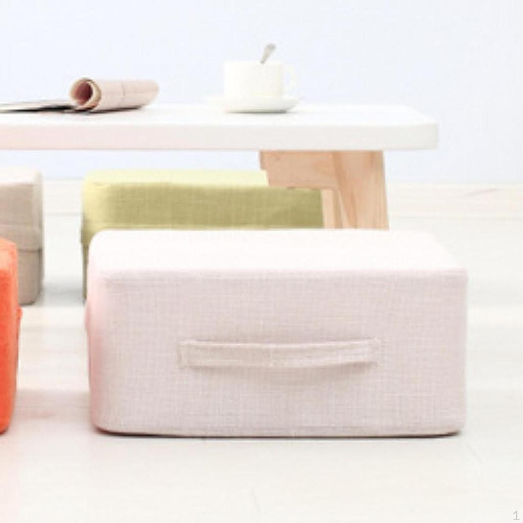 Floor Pillow Cushion 15.75x15.75x7.09inch Durability Seating Square for Bedroom House