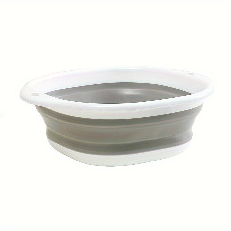 

Квадратная складная ванна для ног Портативная ванна для ног серый белый