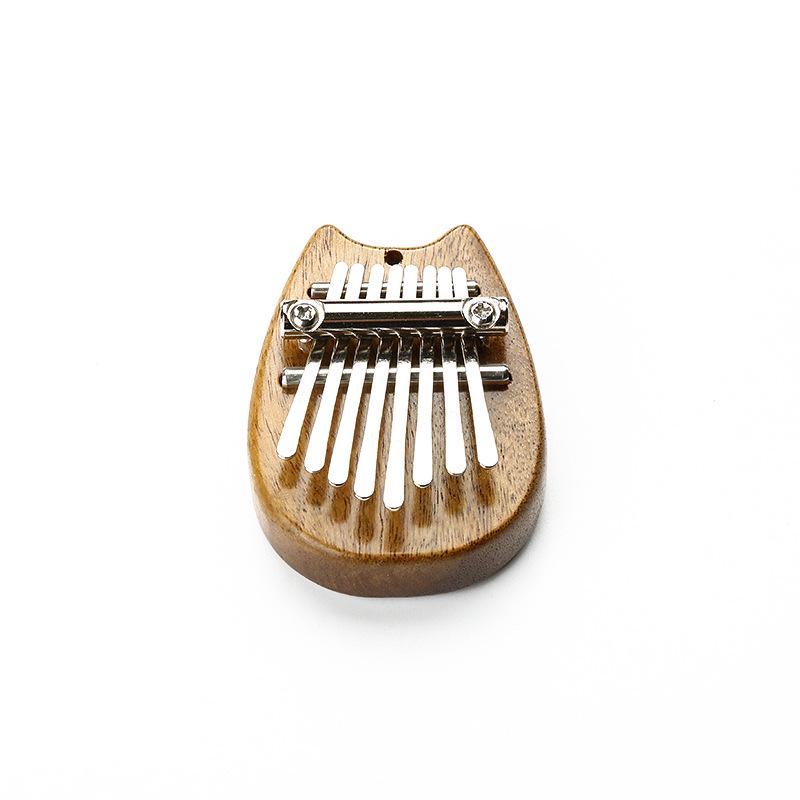Solid Wood 8-Note Kalimba: Mini Thumb Piano, Easy To Learn