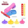 Kunststoff-Set Messerset Form Kinder Lernspielzeug 3D Kneteform Modellierknete Zubehör DIY Spielknete Werkzeugkasten