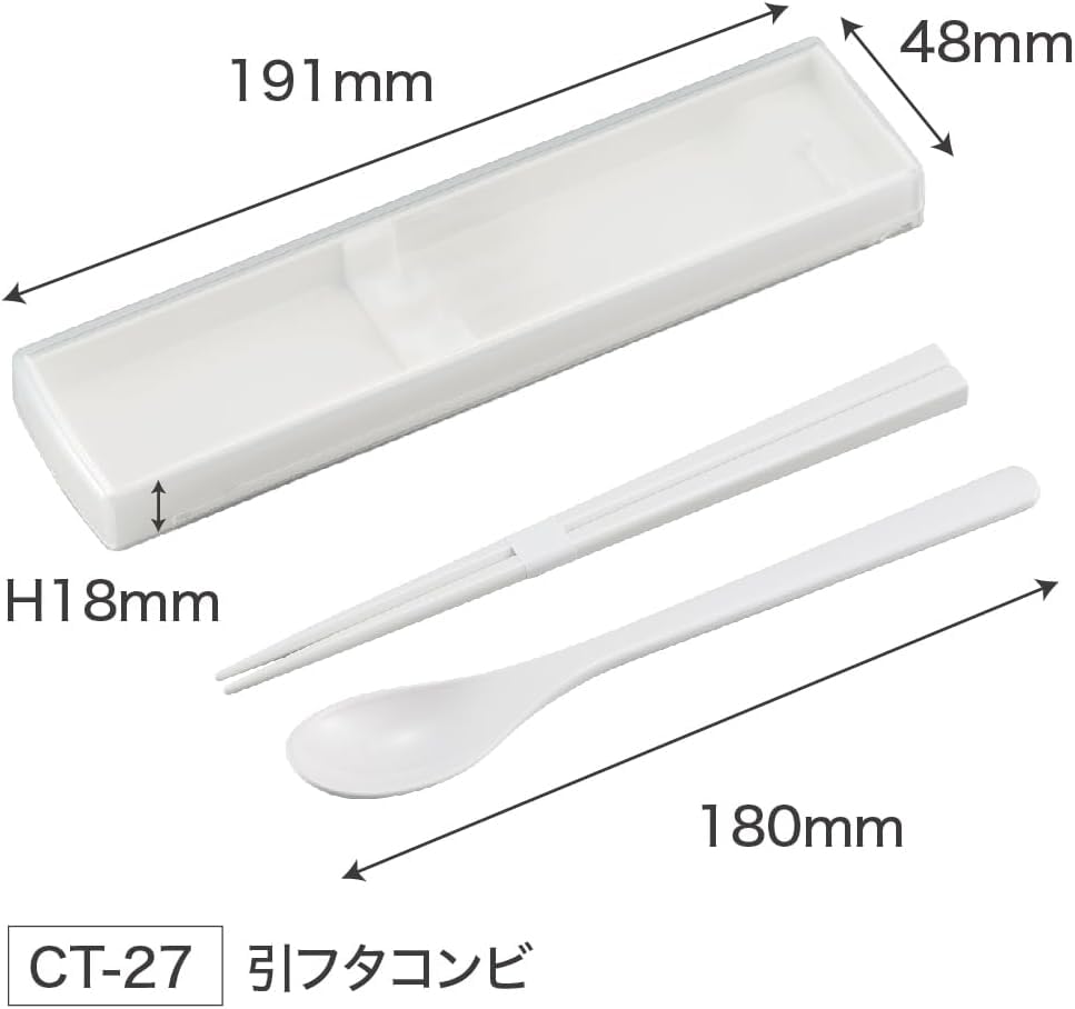Chiikawa Chopsticks Combination Set and Made in Dishwasher and Freezer Bag (18cm, Spoon, Noise-Suppressing Case) - Japan, Safe, Antibacterial,