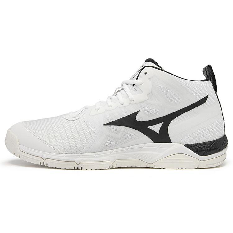 Mizuno Wave Super Sonic 2 Mid  Белый Черный  V1GA204509