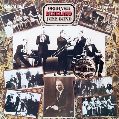 LP Record ORIGINAL DIXIELAND JAZZ BAND - Sensation! AJA5023 ASV, Living Era 1983 UK Jazz Used