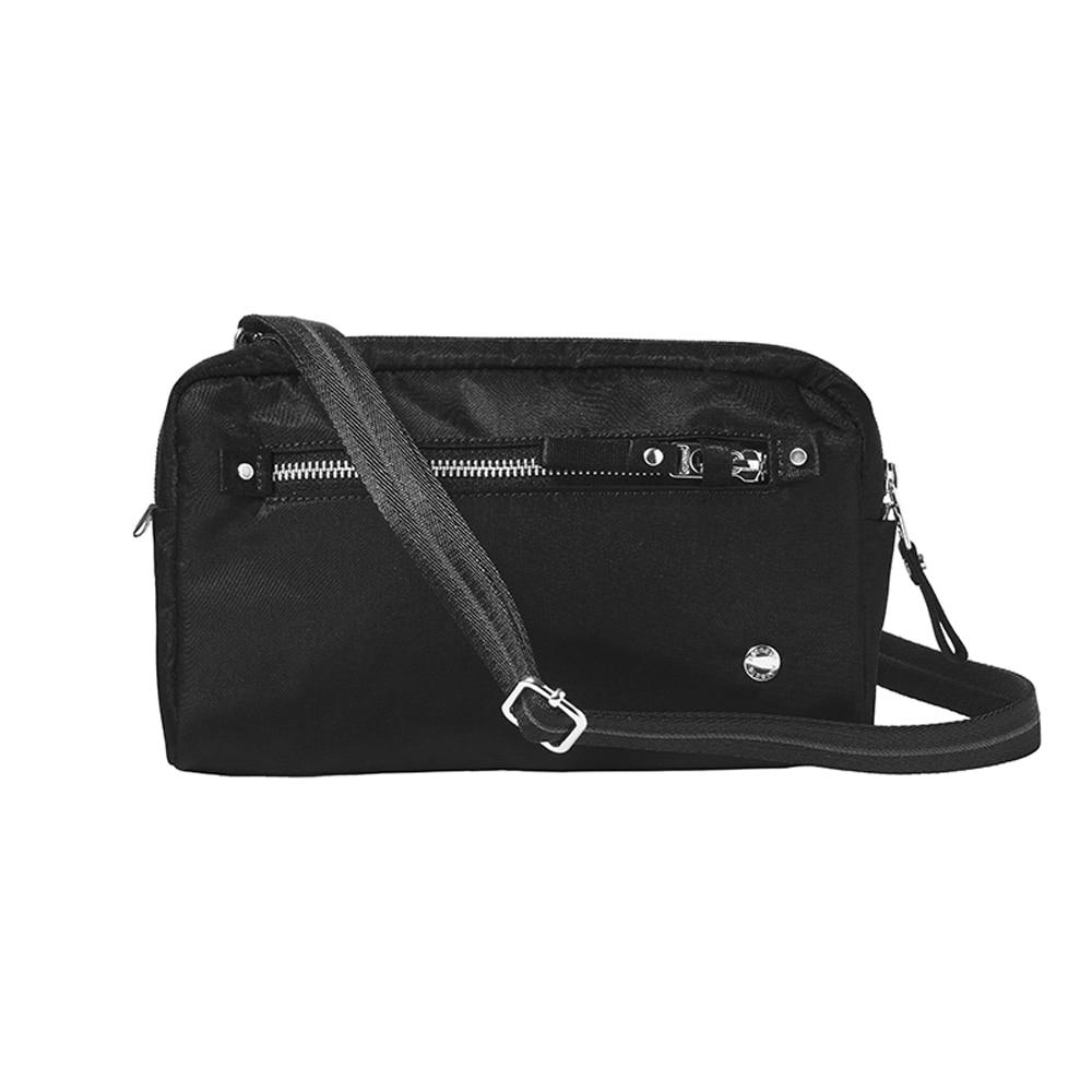 Pacsafe Pacsafe W 3-in-1 Sling Crossbody - 1 L - Schoudertas - RFID-blokkerend - Slingpack - Anti-diefstal Tas - Crossbody Waterafstotend - Beveiligde Tas - Zwart