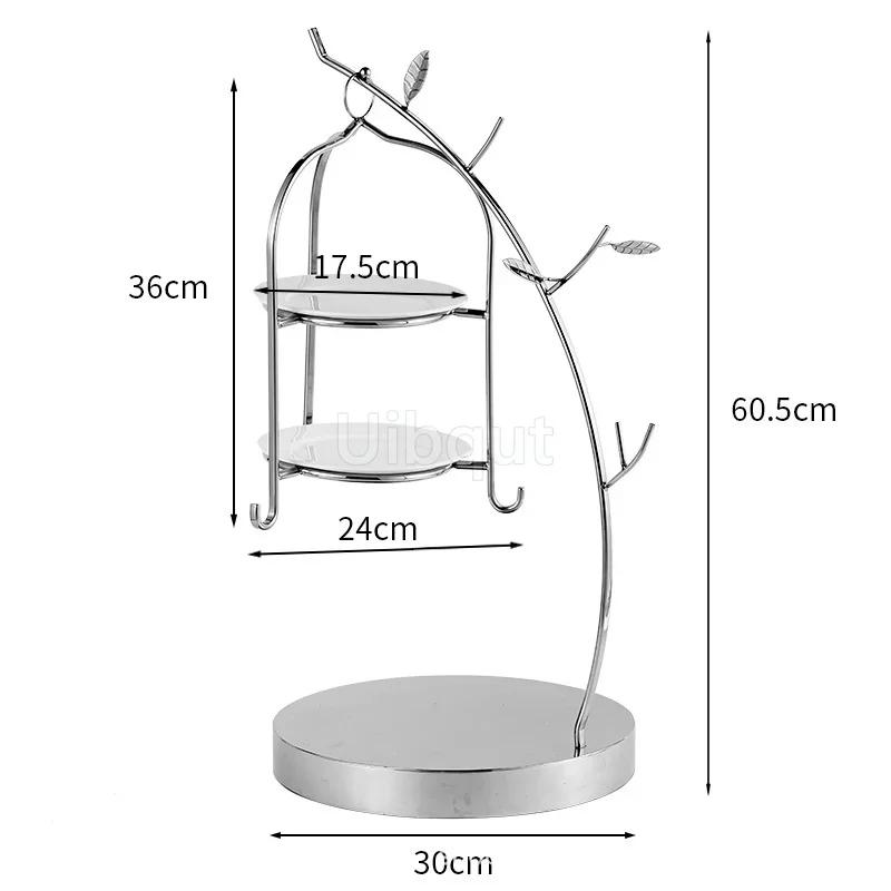 dessert table display rack bread table fruit tray Gold Dim sum Creative cake rack Restaurant Snack decoration Dessert rack