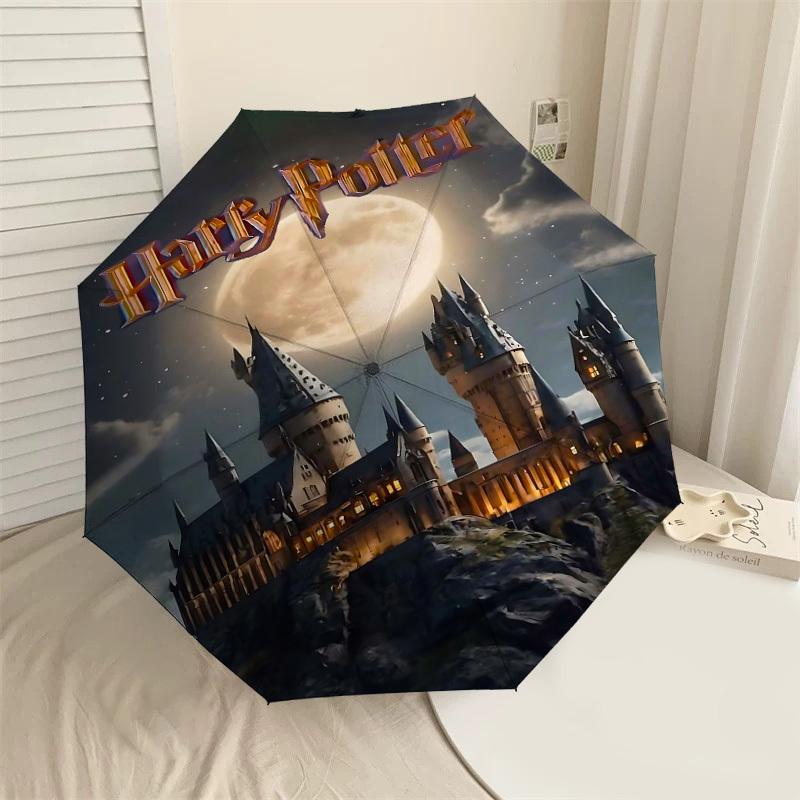 

1PC Harry Potter Hogwarts Umbrella-8-Rib Reinforced, Automatic Open, Lightweight & Durable-D2654