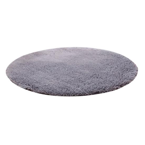 120cm Round Fluffy Soft Rug Anti-Slip Floor Mat Carpet Cushion Bedroom Decor