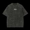 Majin M Logo T Shirt Men Acid Wash Anime Dragon Ball Z Cotton Minimalist Streetwear Vintage Gym Training Graphic Top Tee