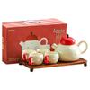 Chinese Ceramic Tea Set Gift Box