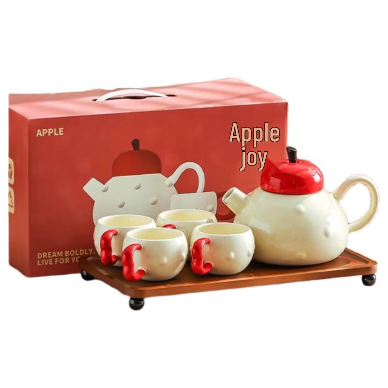 PINYU Chinese Ceramic Tea Set Gift Box