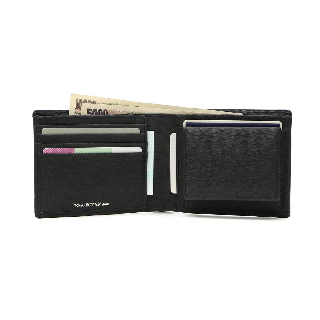 Porter Men's CURRENT Current Polyester Bifold Wallet 052-02204 Compact Black