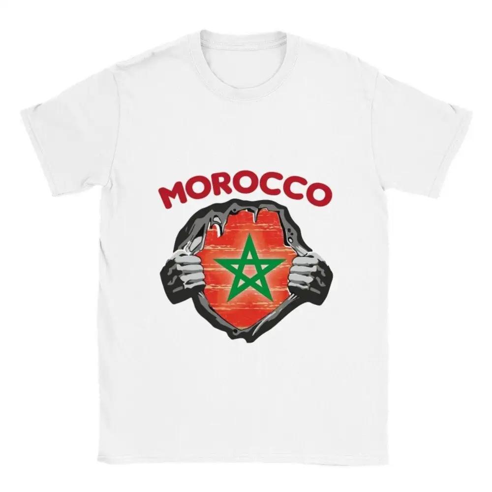 Morocco Inspired Tshirt Morocco African Nations Cup Mens Womens Tshirts 100 Cotton Short Sleeve Unisex Fashion Casual Top