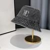 Korean Version of Women's Big Head and Face Showing Small Fisherman's Hat Retro Washing Denim Basin Hat Versatile Bucket Hat