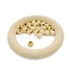 Diy Loose Bead Wood Bead Jewelry Accessories 10-25Mm Log Color Large Hole Lotus Wood Round Beads Handmade Beading