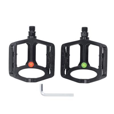 1 Pair Mountain Cycle Pedal Aluminum Alloy Non Slip Stable Flat Platform Pedal Replacement