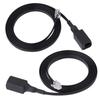 Durable 6-Pin Detachable Handheld Microphone Extension Cable for Yaesu Walkie-Talkies, 155cm Long