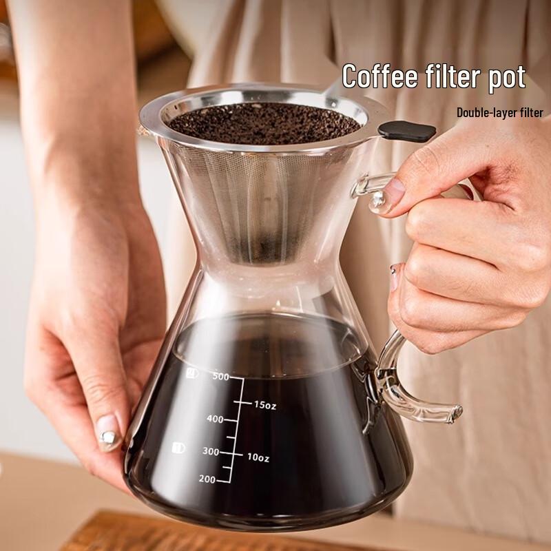TEOTM Glass Pour Over Coffee Maker Set