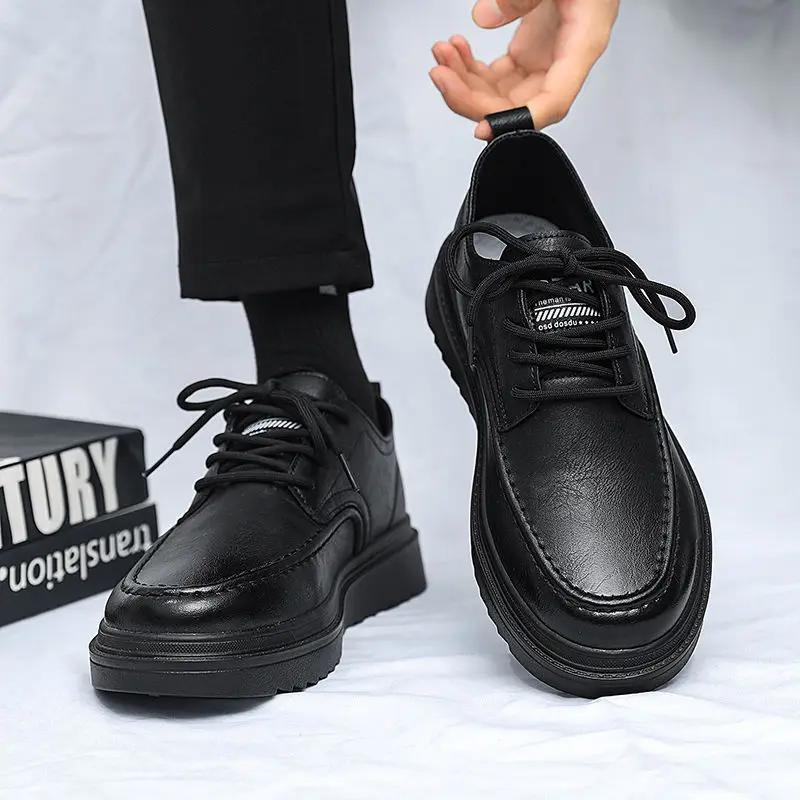 

Formal Male Casual Shoe Business Black Dress Pu Cowhide Classic Original Men s Leather Brogue Shoes New In Shipping Free Elegant 39