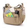 Women's Multi-layer Shoulder Bag Nylon Water-repellent Large Capacity Crossbody Bag Mother Bag