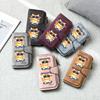 Cute Cat Print Long Wallet Fashion Casual Portable Large Capacity Card Holder PU Leather Daily Purse