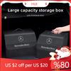 JEF3   2025 Hot Car Trunk Storage Bag Organizer Leather Tidying Box For Mercedes Benz AMG W203 W206 W220 W205 W211 W212 W201 W210 W108