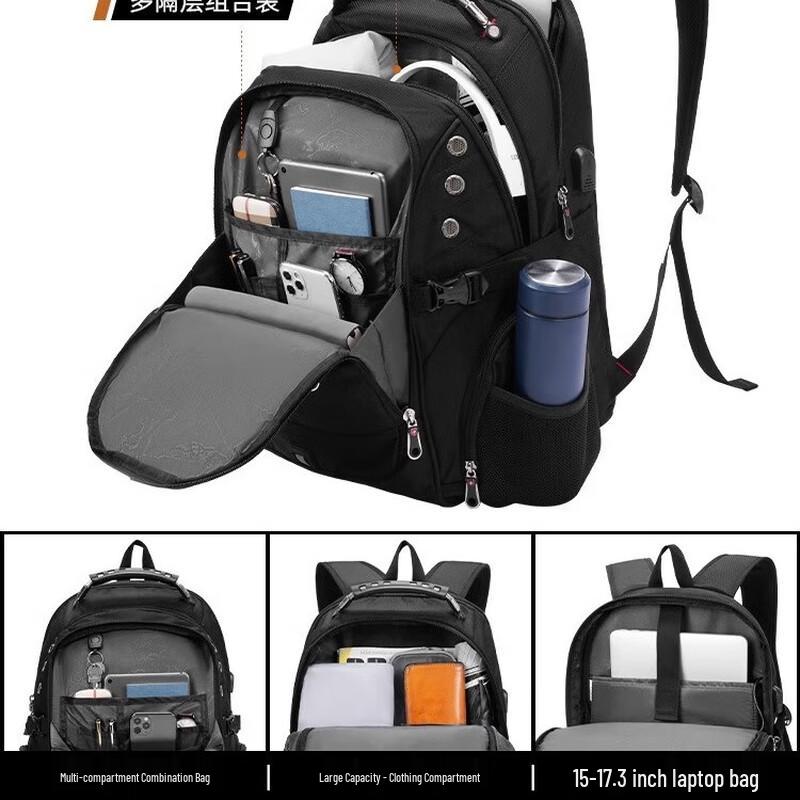 Yileqi Waterproof Business Travel Laptop Backpack