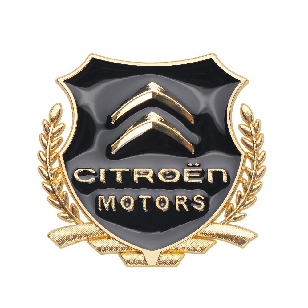 

1PCS 3D Metal Auto Styling Logo Car Sticker Badge Emblem Tail Decal For Citroen C3 Aircross C5 Aircross C4 Berlingo C-ELYSEE C6