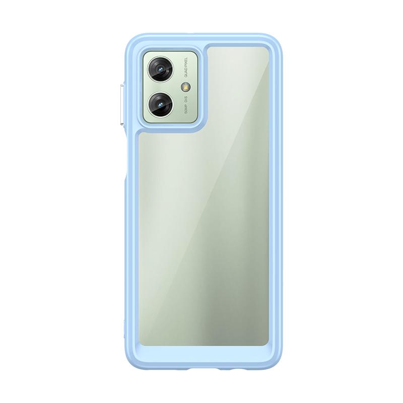 For Motorola Moto G54 Case Motorola Moto G84 G54 G14 Cover Luxury Clear PC Case Shockproof Silicone Protective Phone Back Cover