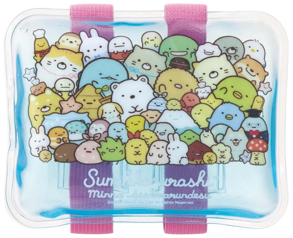 Skater Cooling Pack with Sumikkogurashi 14 x 8cm Belt, "Atsumaru-n desu" (Gathering) CLBB1-A