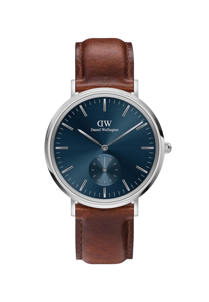 Daniel Wellington DW Men's Classic Multi-Eye Watch, 40 St Mawes S Arctic, Elegant Luxury Watch, Popular Gift, Leather