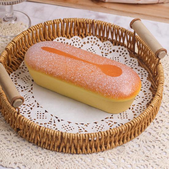 Simulation Bread Squeeze Toy Stress Relief Toast Cake Cheese Bagel Croissant Sensory Toy Decompression Realistic Food Fidget Toy