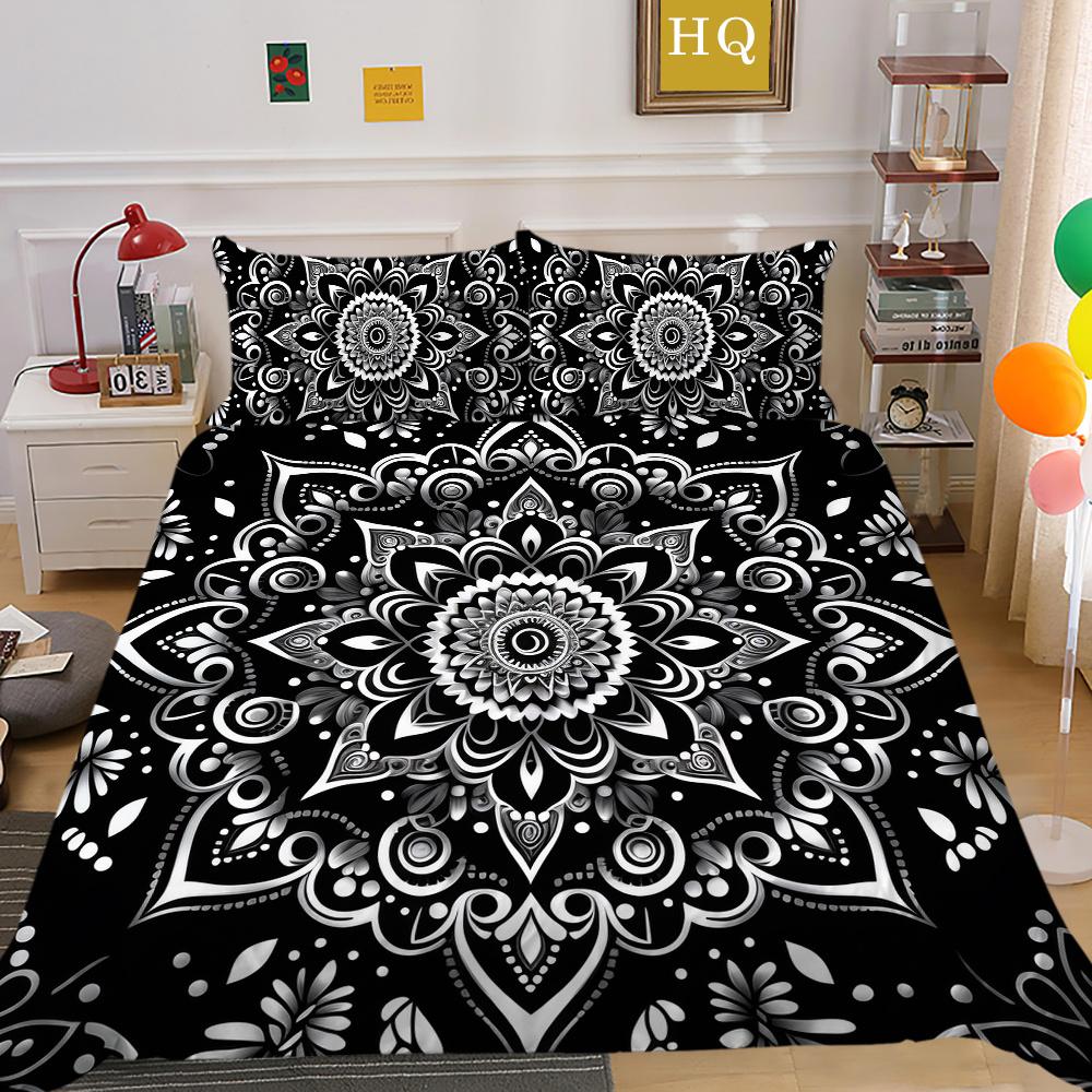Bettwäsche-Set, 3D-Paisley-Druck, schöner King-Size-Bettbezug, Damen-Luxus-Heimbettwäsche