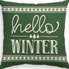Merry Christmas Decor Cushion Cover 45x45 cm Pillow CaseCartoon Reindeer Santa Claus Printed Throw Pillowcase Linen Pillow Cover