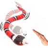 Smart Sensing Snake Toys, Electric Snake Toy, USB Charging Rechargeable Fake Snake Toys Christmas Tricky Prank Props for Kids Pet Play Toy