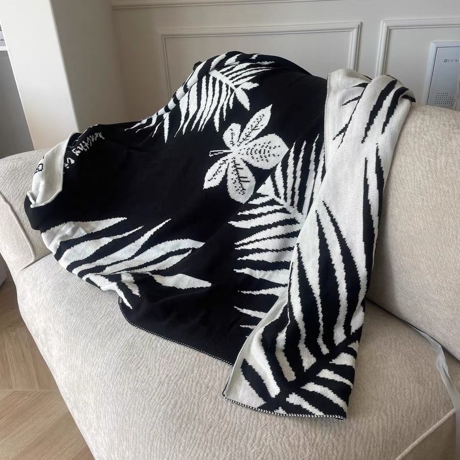 

Скандинавский Одноместный Диван Вязаный Плед - Офисное Одеяло для Сна и Бедраннер для Гостиной 130x170cm