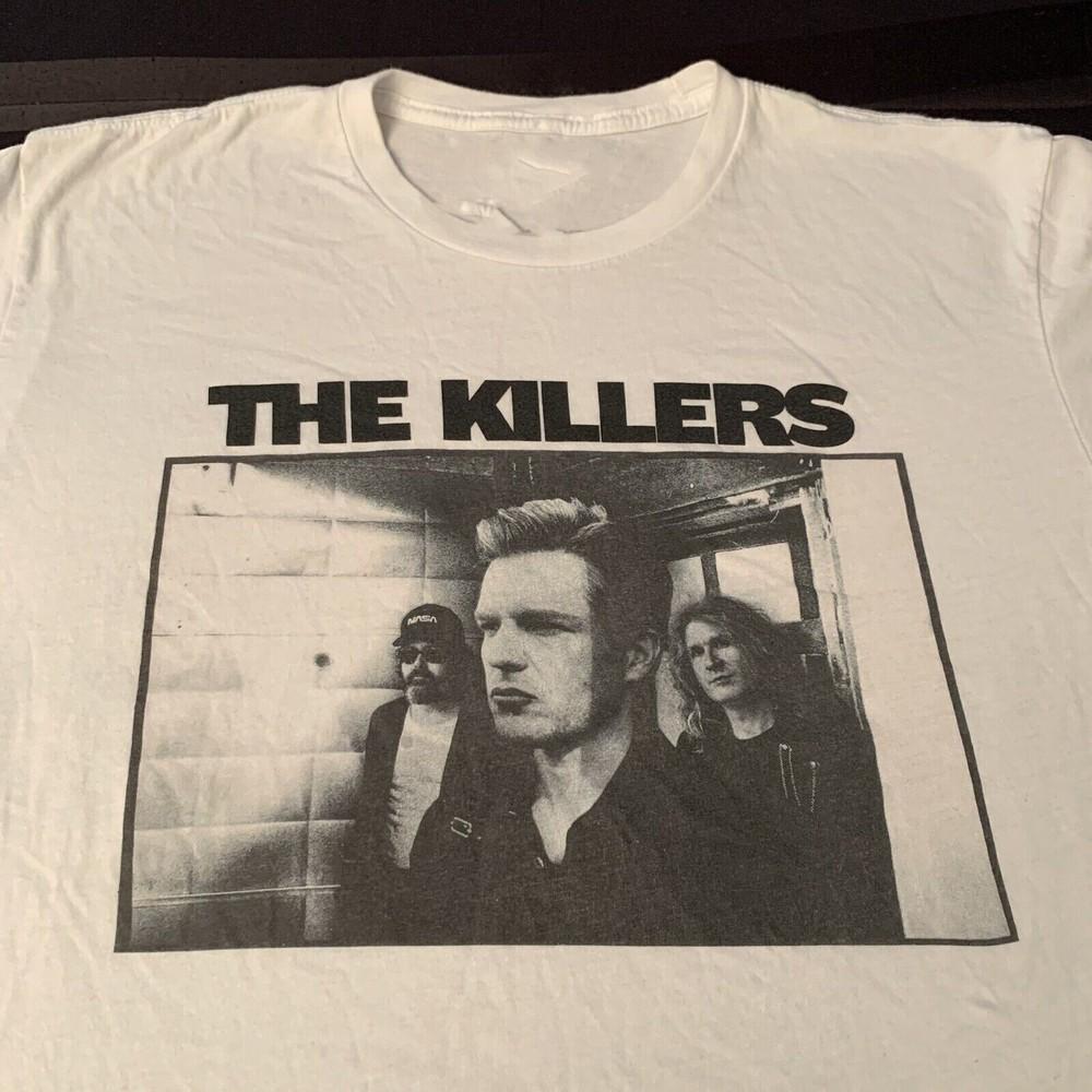 The KILLERS Rock Band Shirt White All size Unisex T-Shirt XXXL