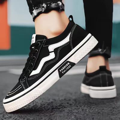 Canvas Shoes Men's New Winter Non-slip Sports Board Shoes Men's Summer Breathable Red Versatile Casual Men's Shoes