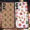 Cartoon Christmas Phone Case For Samsung Galaxy S25 Edge S24 S23 S22 Ultra S20 S21 FE 5G S10 S9 Plus S10E Soft Cover