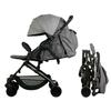 Bambisol Poussette Citadine YUKO² | Dès La Naissance, Pliage 1 Main | Gris Chiné Eco