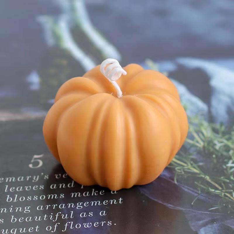 Pumpkins Molde Silicone 3D Candle Making Candle Molds for Candles Making Soap Mold Candle Mold Silicone for Wedding Wax Seal MO5